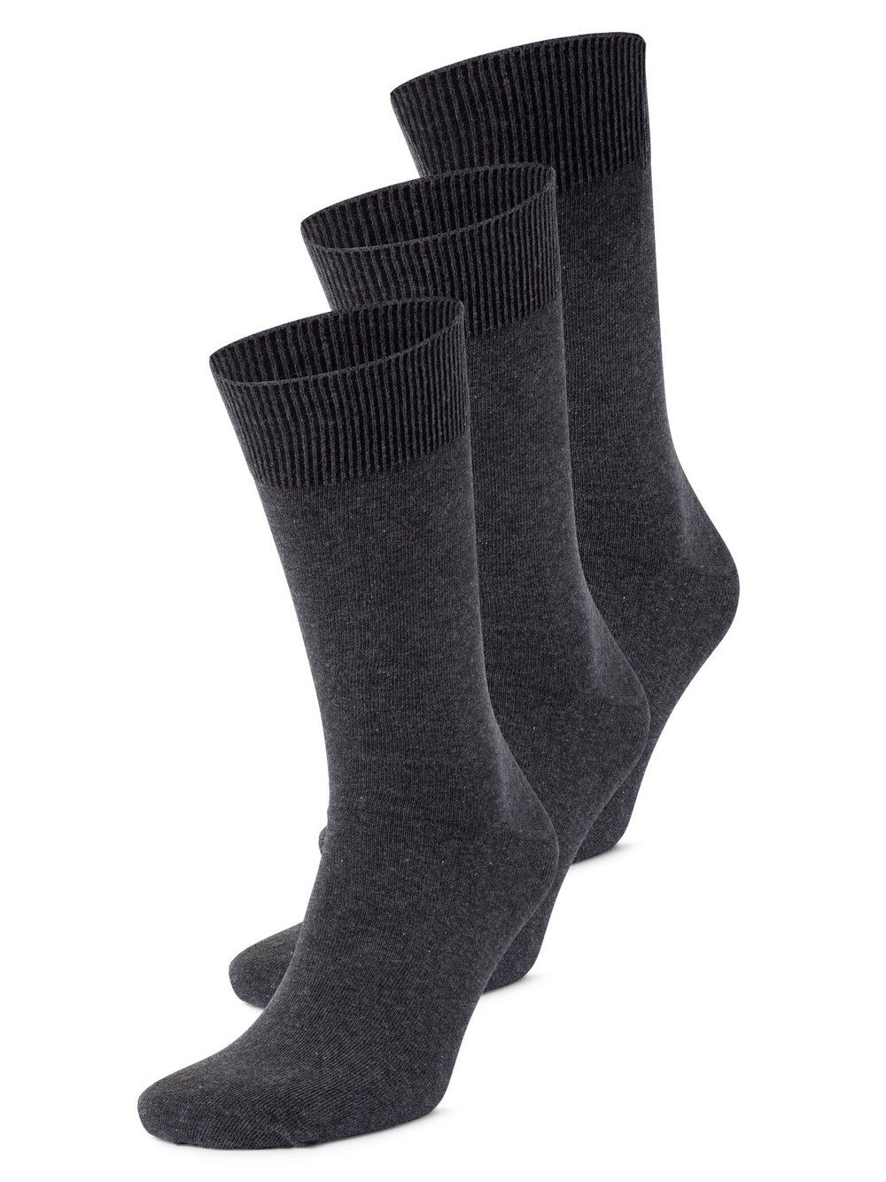 Nils Sundström Socken im 2er-Pack Herren Baumwolle grau, 39-42