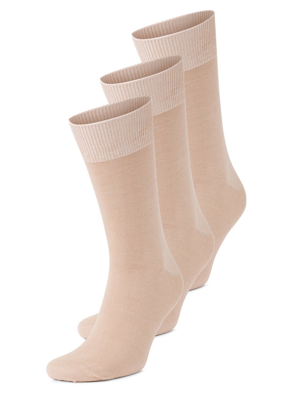 Nils Sundström Socken im 2er-Pack Herren Baumwolle beige, 43-46