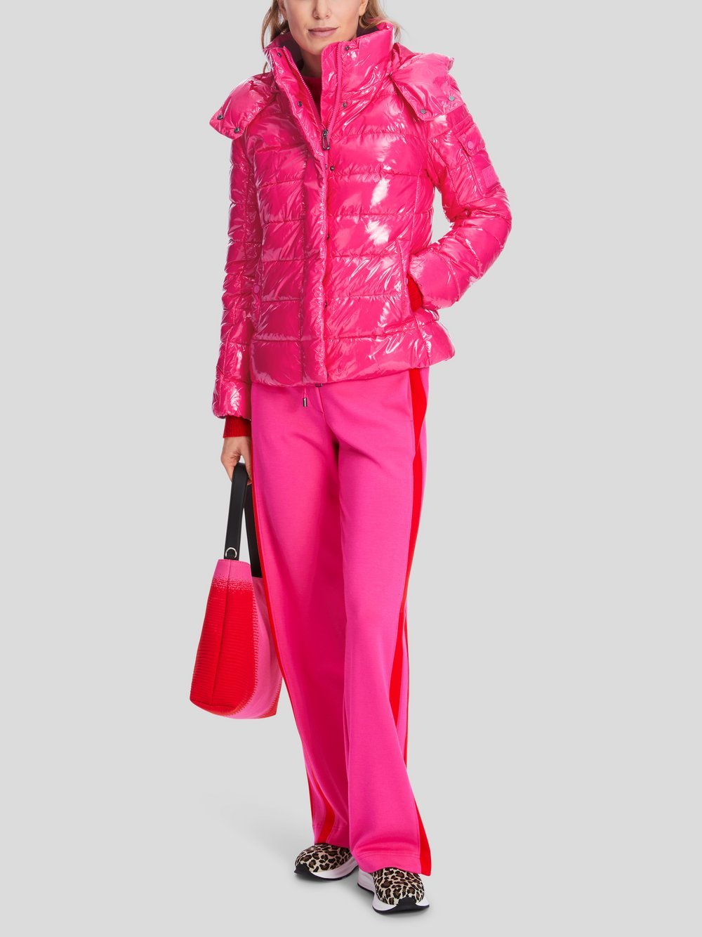 Marc Cain Outdoor-Jacke Damen Polyamid pink, 36