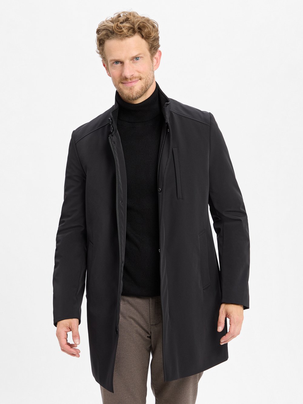 Cinque Mantel Herren schwarz, 54