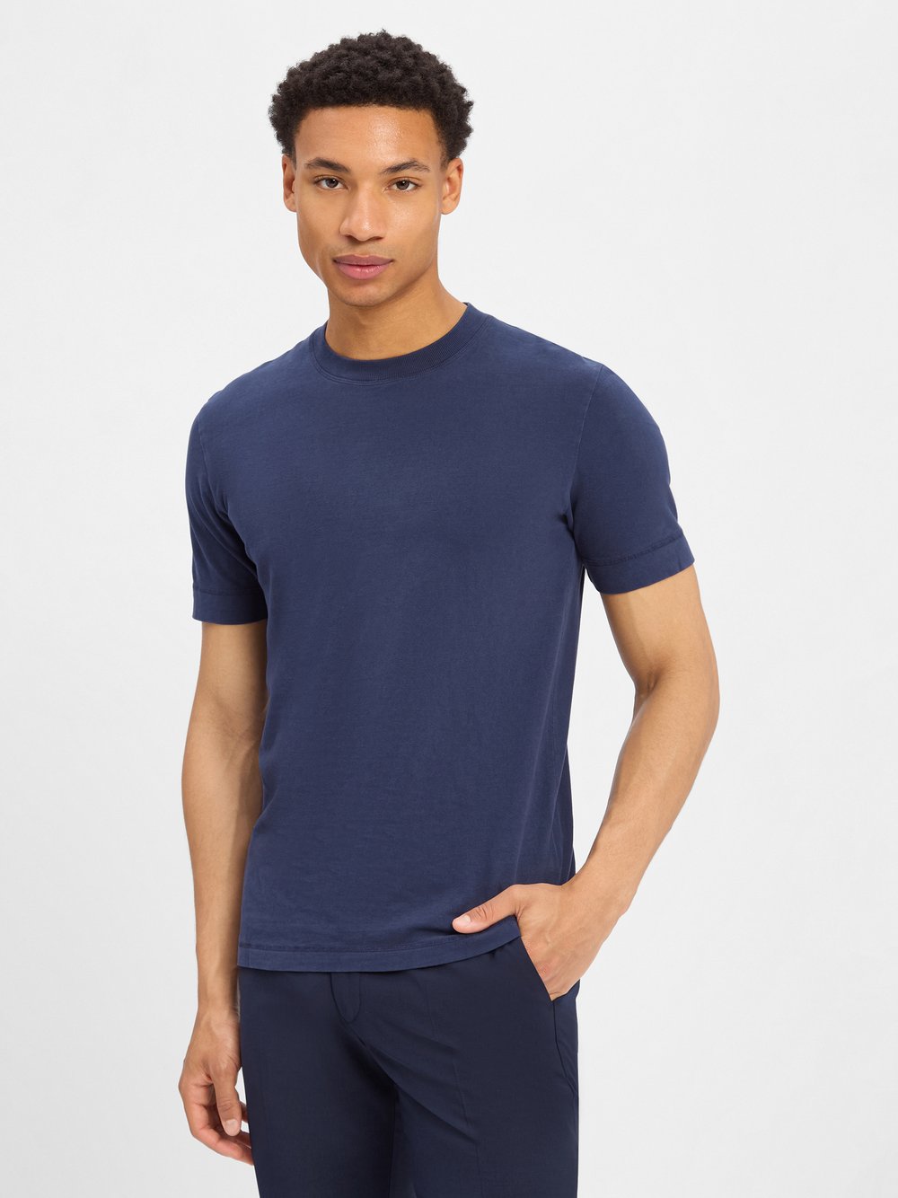Drykorn T-Shirt Herren Baumwolle blau, L