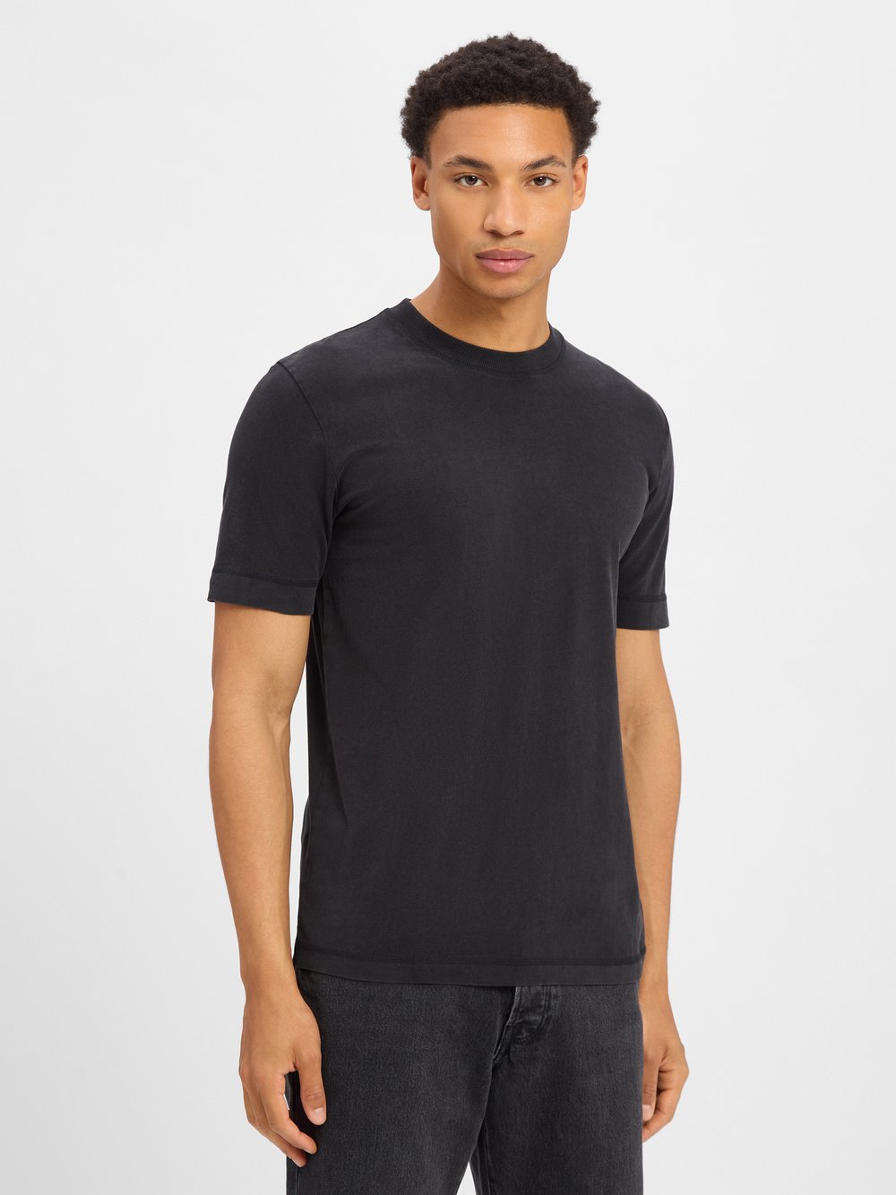 Thumbnail - Drykorn T-Shirt Herren Baumwolle schwarz, S