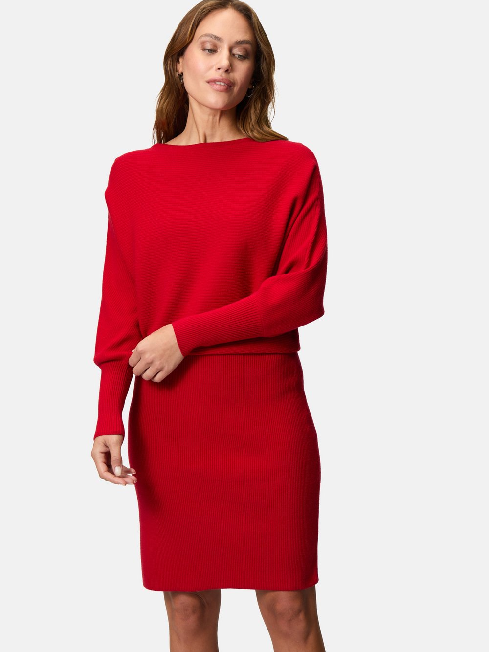 zero Strickkleid Damen Viskose rot, 44