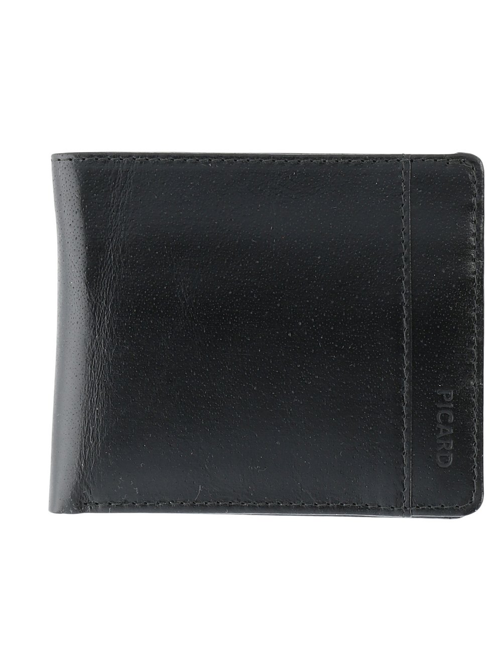 Thumbnail - PICARD Portemonnaie Herren Leder schwarz strukturiert, ONE SIZE