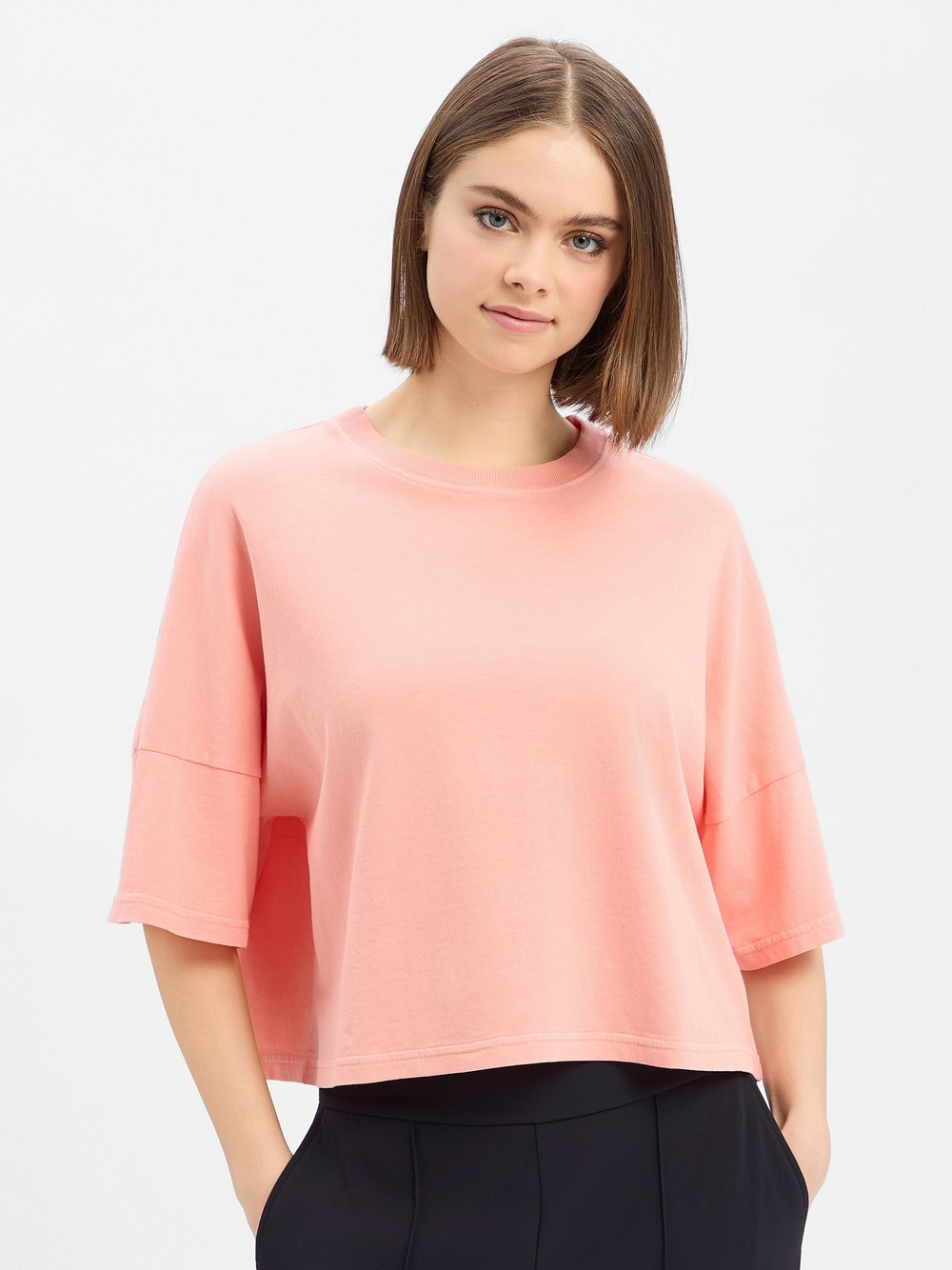 Drykorn T-Shirt Damen Baumwolle (100%) orange, XS