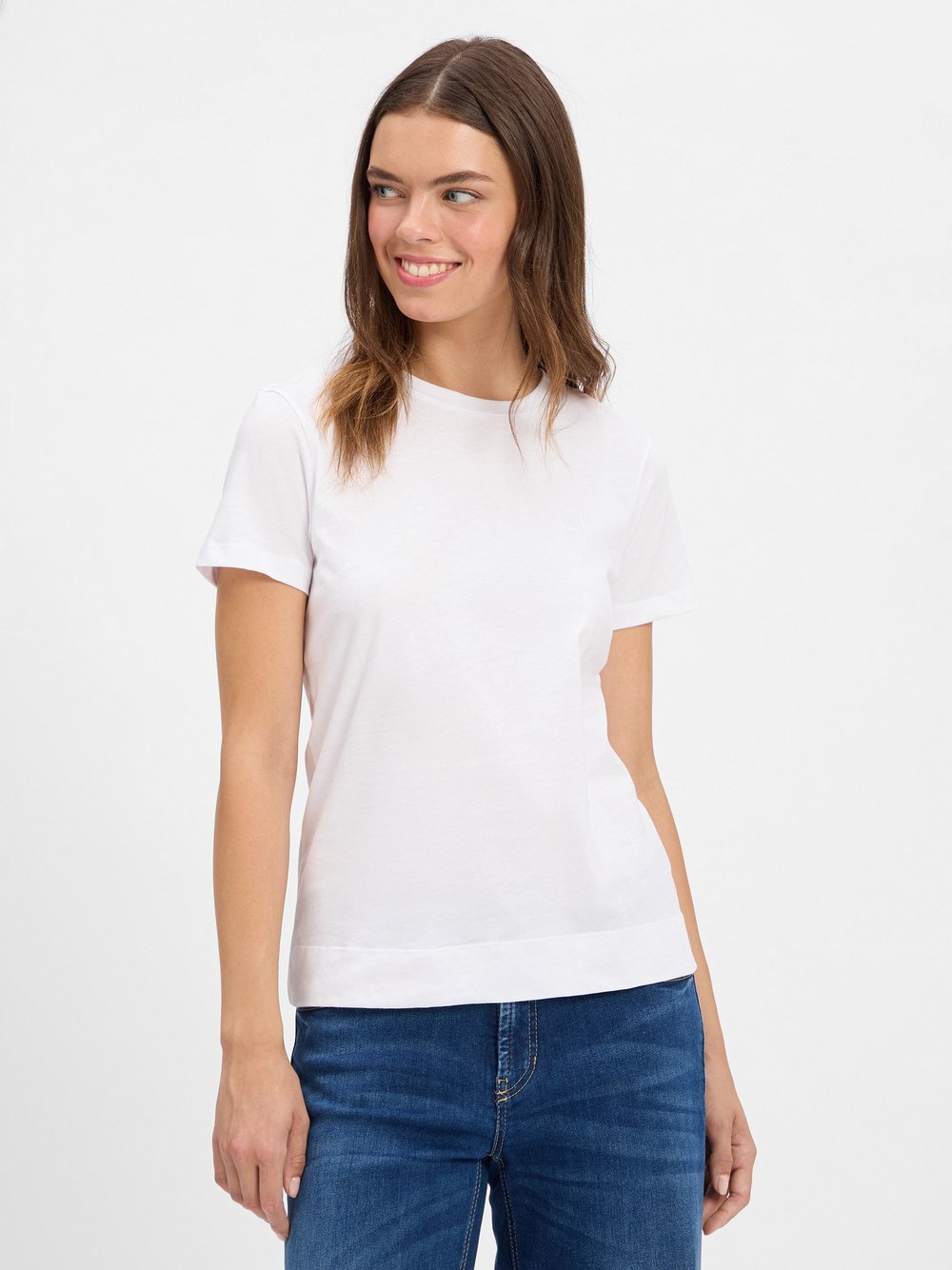 JOOP! T-Shirt Damen Baumwolle weiß, 36