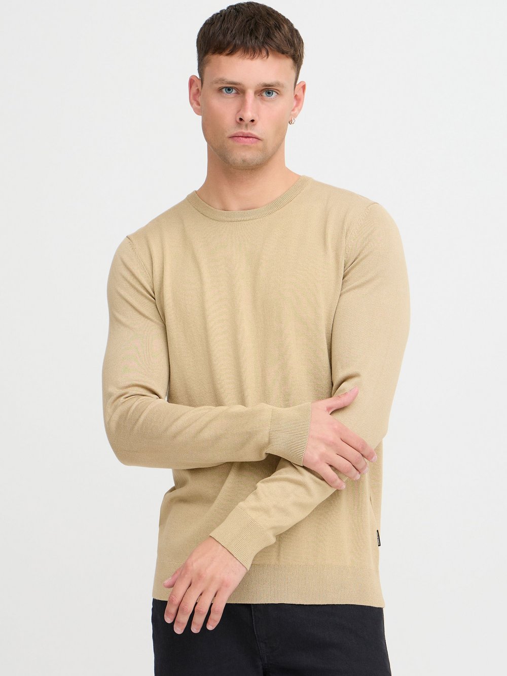 BLEND Strickpullover Herren Viskose braun, XXL