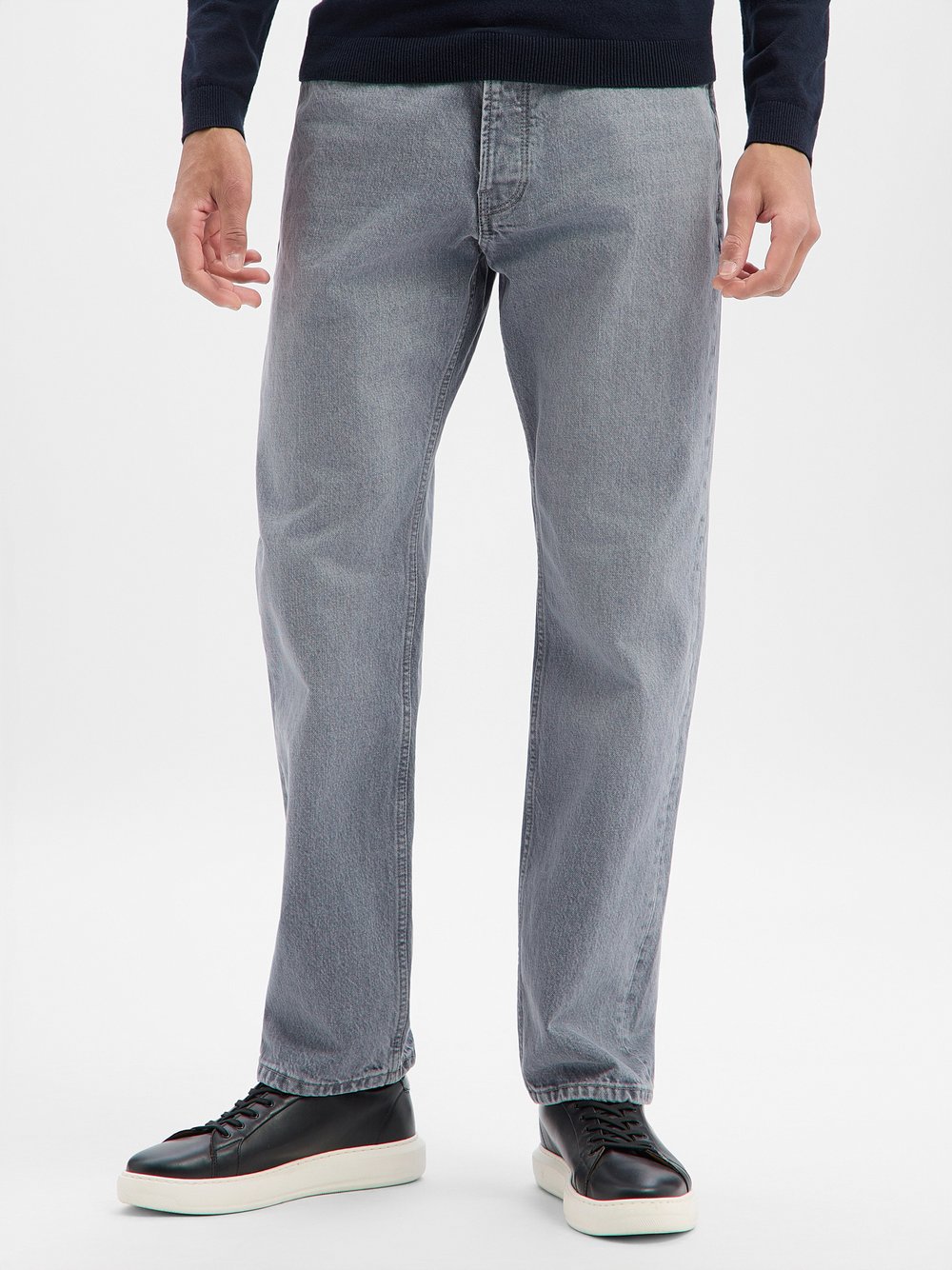 Thumbnail - Only&Sons Jeans Herren Baumwolle grau, 38-32