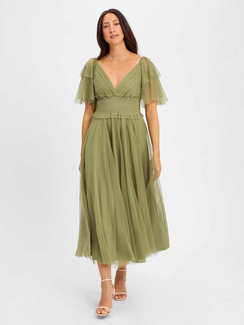 Marie Lund Abendkleid Damen grün, 36