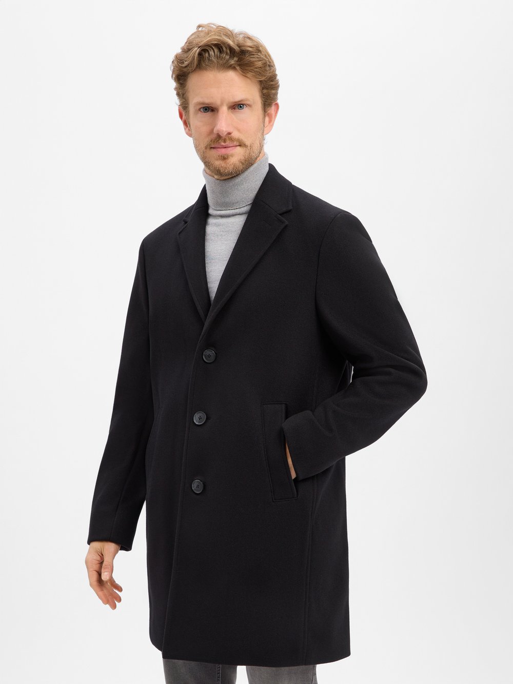 Mc Earl Kurzmantel Herren schwarz, L