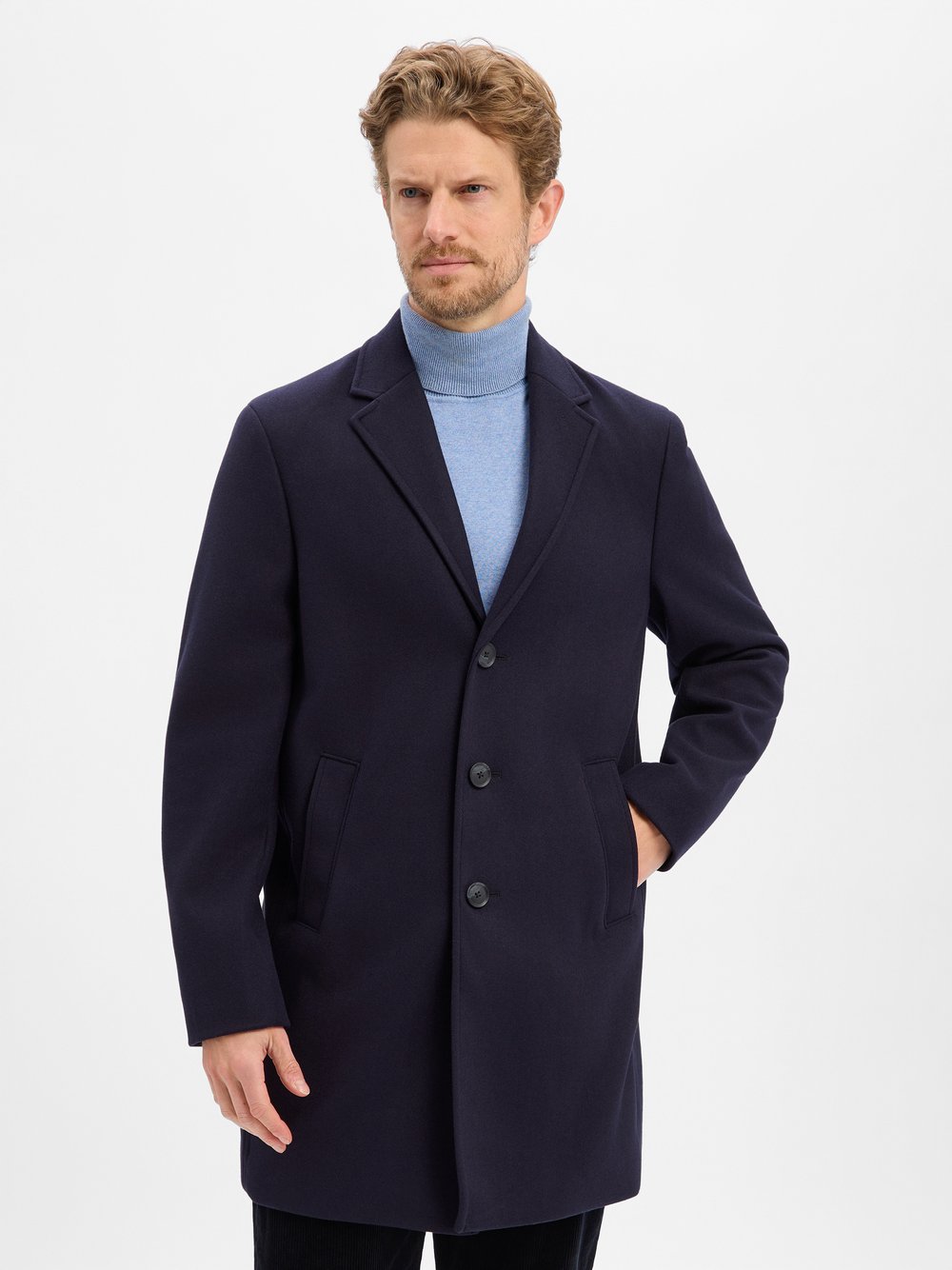 Mc Earl Kurzmantel Herren blau, L