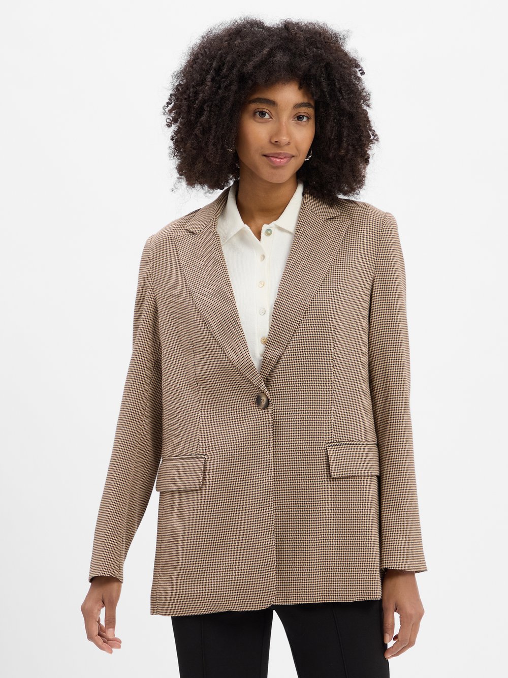 Marc Cain Kastenjacke Damen mehrfarbig gemustert, 40