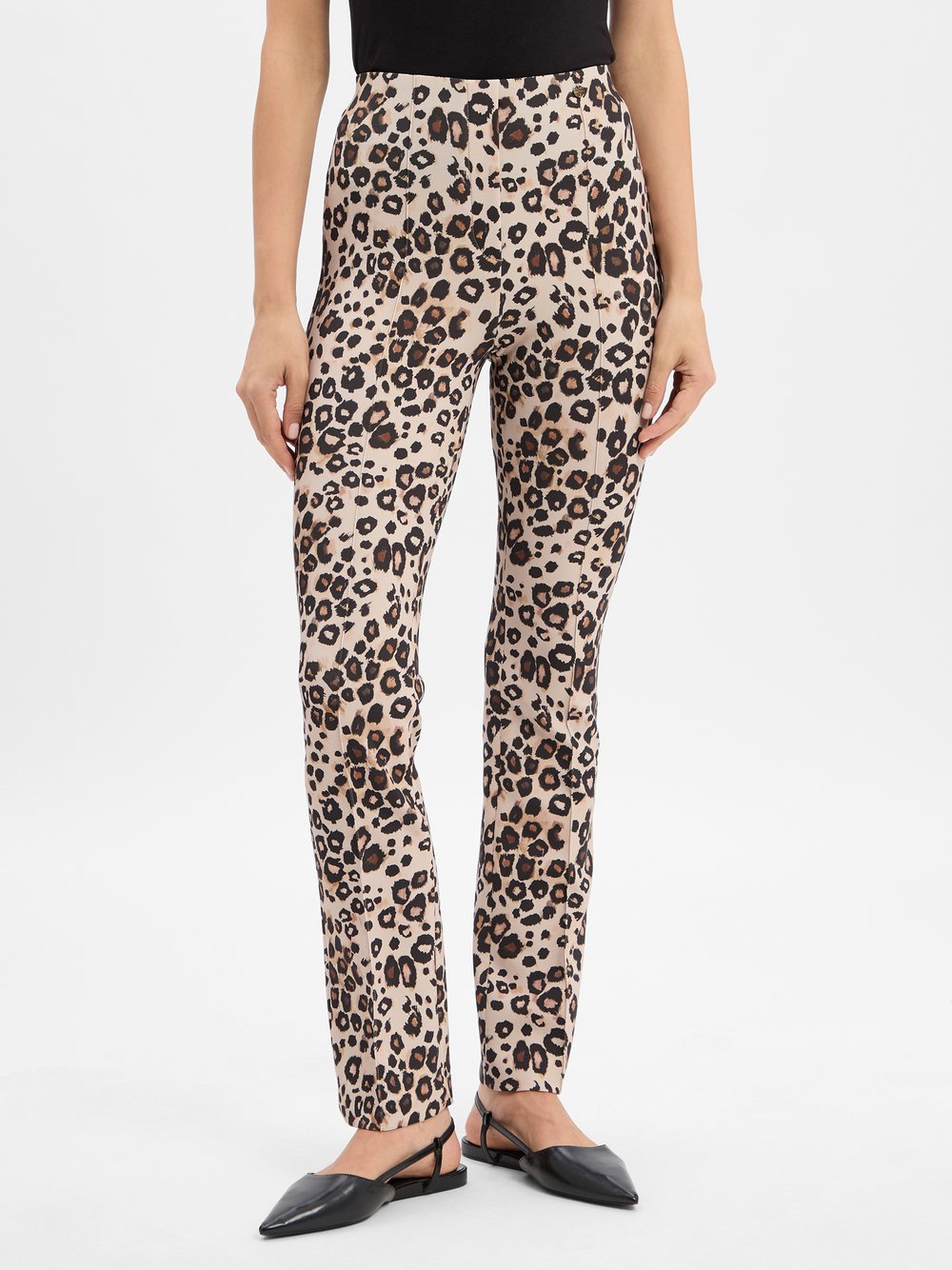 Thumbnail - Marc Cain Hose Damen Stretch mehrfarbig gemustert, 44