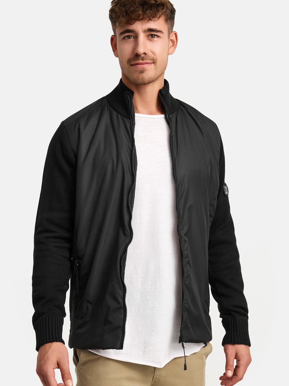 Indicode Übergangsjacke Herren schwarz, S