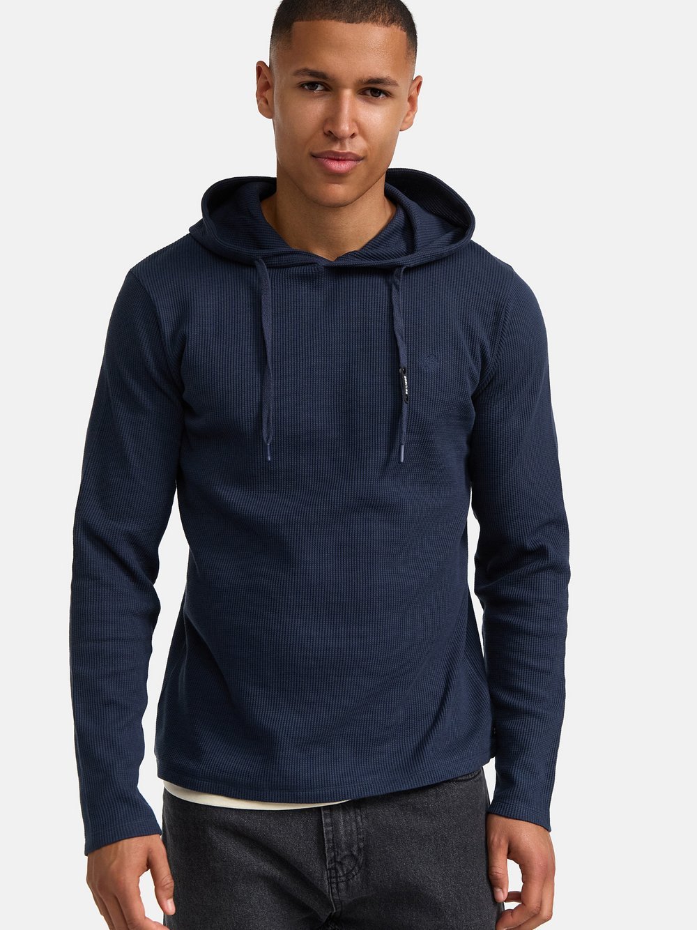 Indicode Kapuzenpullover Herren Baumwolle blau, XL