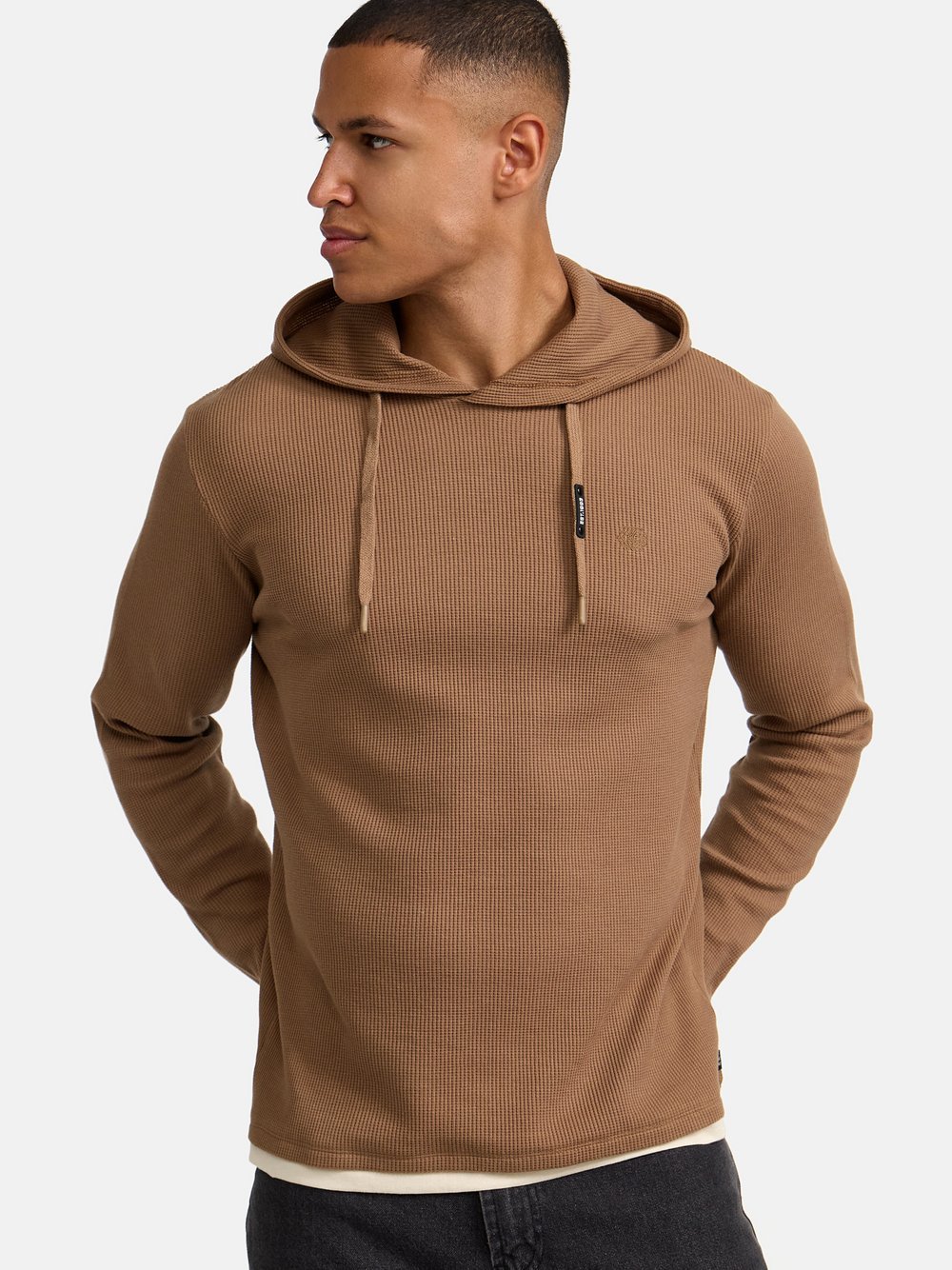 Indicode Kapuzenpullover Herren Baumwolle braun, XXL