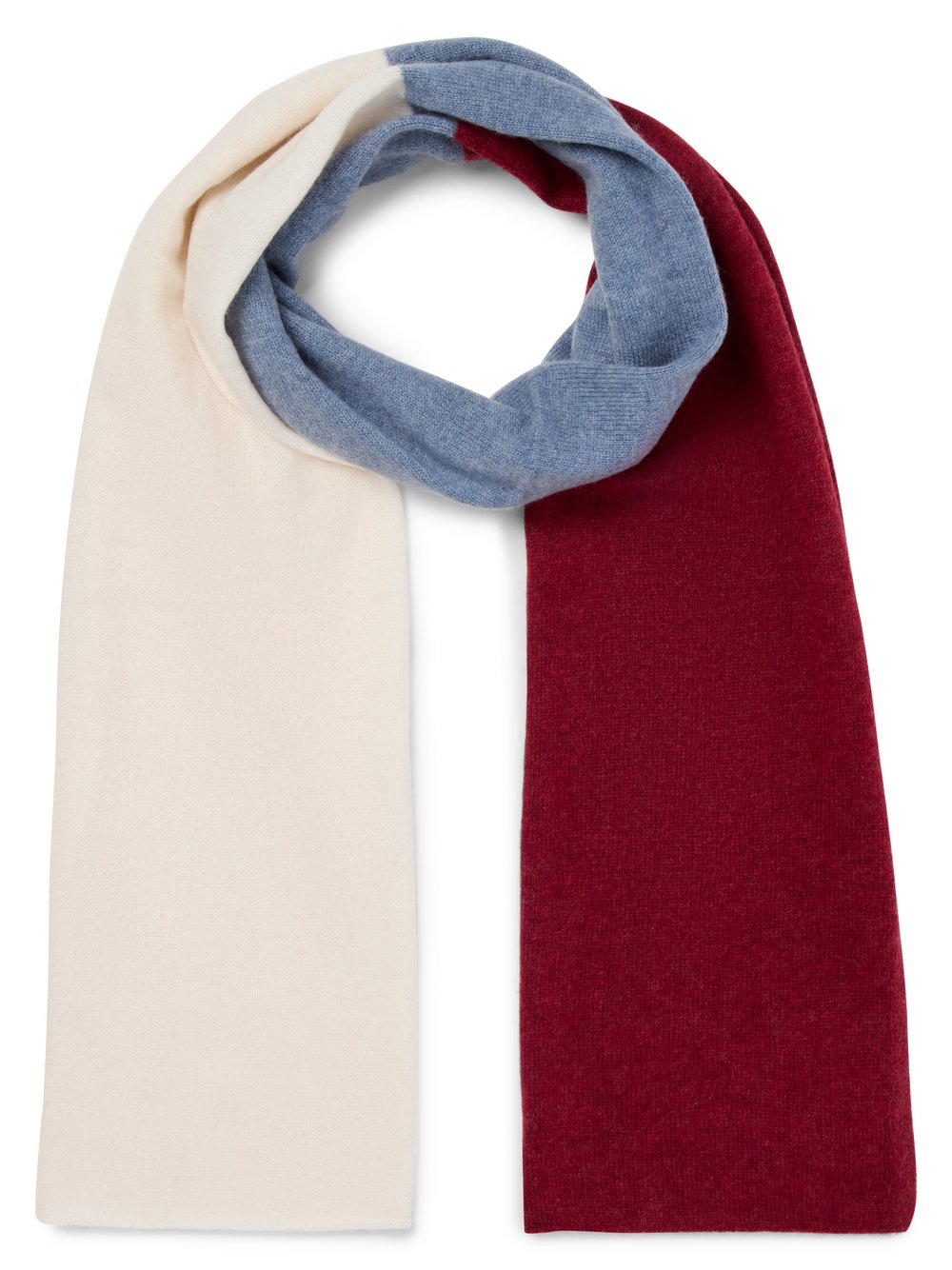 Marie Lund Strickschal aus Kaschmir Damen Wolle mehrfarbig, ONE SIZE