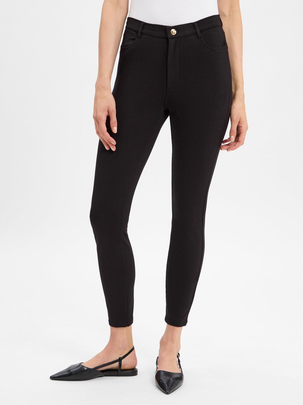 Liu Jo Collection Jerseyhose Damen Viskose schwarz, XS