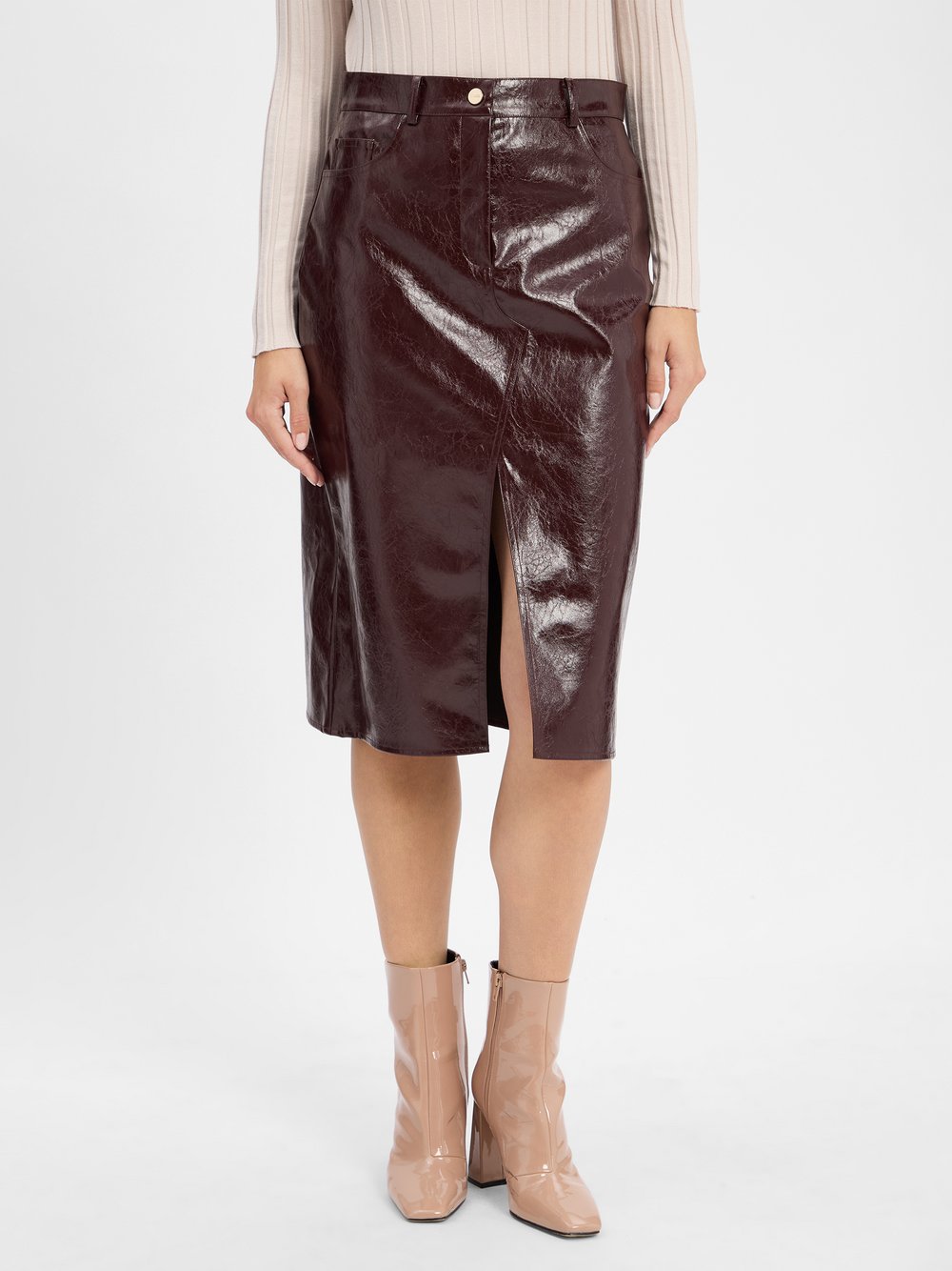 Liu Jo Collection Rock Damen Baumwolle rot, 36