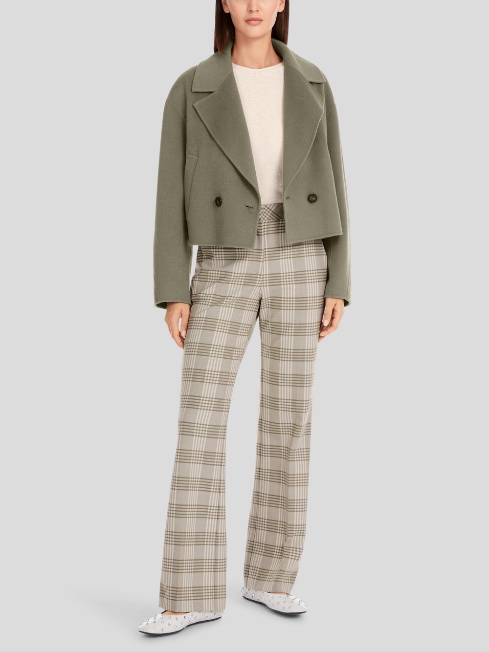 Thumbnail - Marc Cain Hose Damen braun gemustert, 46
