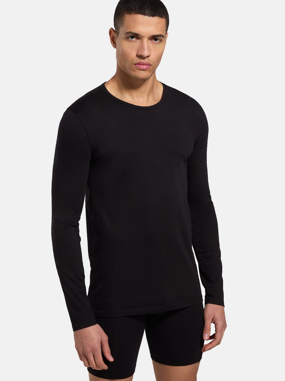 Bikkembergs Longsleeve Herren Baumwolle schwarz, XL