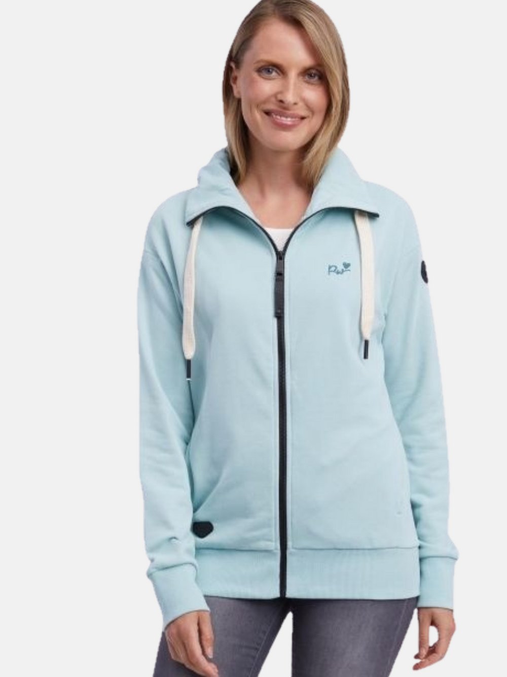 Ragwear Sweatjacke Damen Baumwolle blau, M