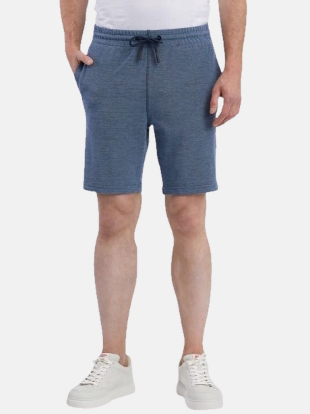 Ragwear Shorts Herren Baumwolle blau meliert, M