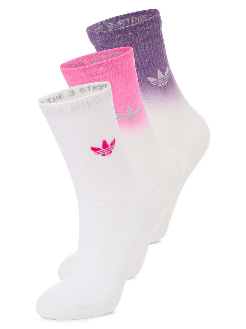 adidas Originals Socken im 3er-Pack Damen Baumwolle mehrfarbig gemustert, S