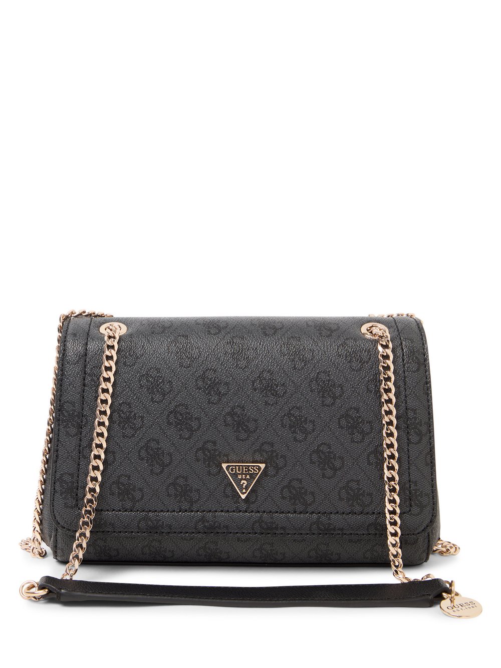 GUESS torba na ramię - Noelle Kobiety Sztuczna skóra szary