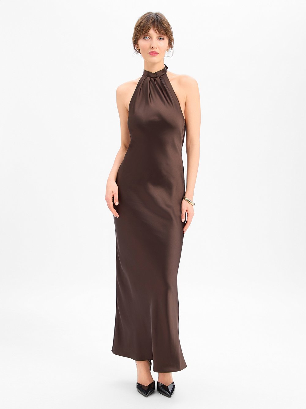 Marie Lund Abendkleid Damen braun, 34