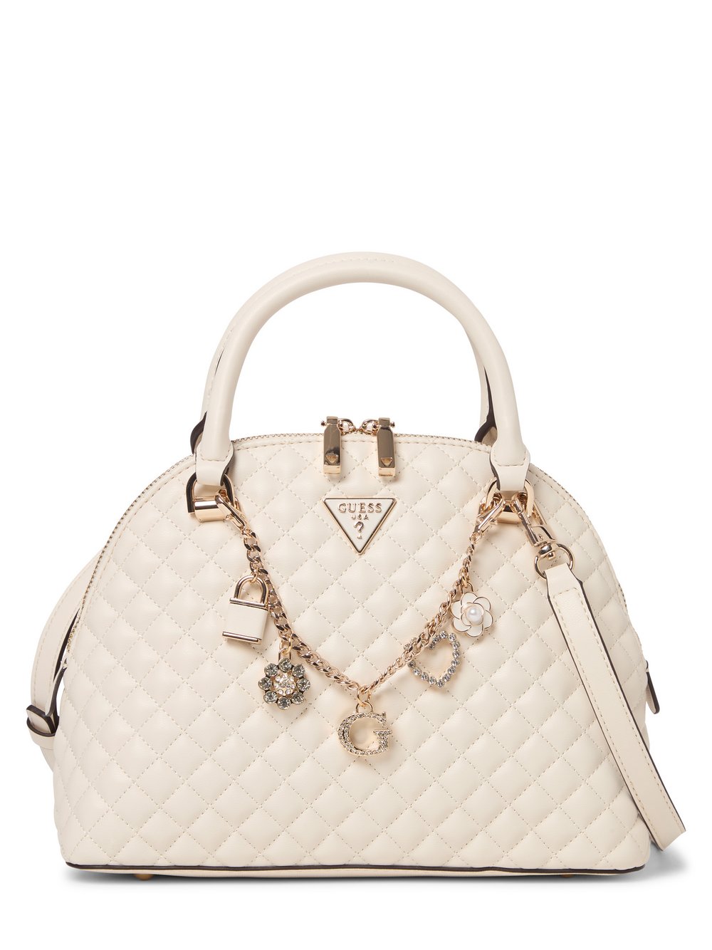 GUESS Handtasche Damen Kunstleder weiß, ONE SIZE