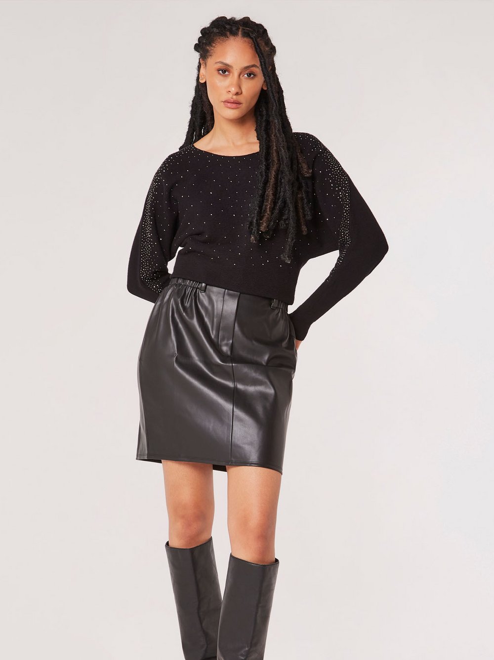 Thumbnail - Apricot Pullover Damen Viskose schwarz, 38