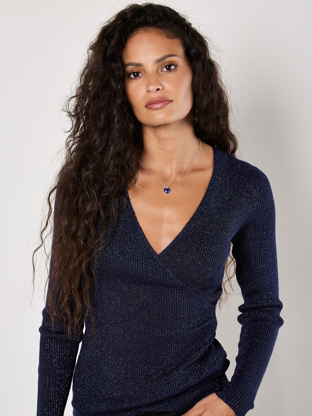 Apricot Pullover Damen blau, L