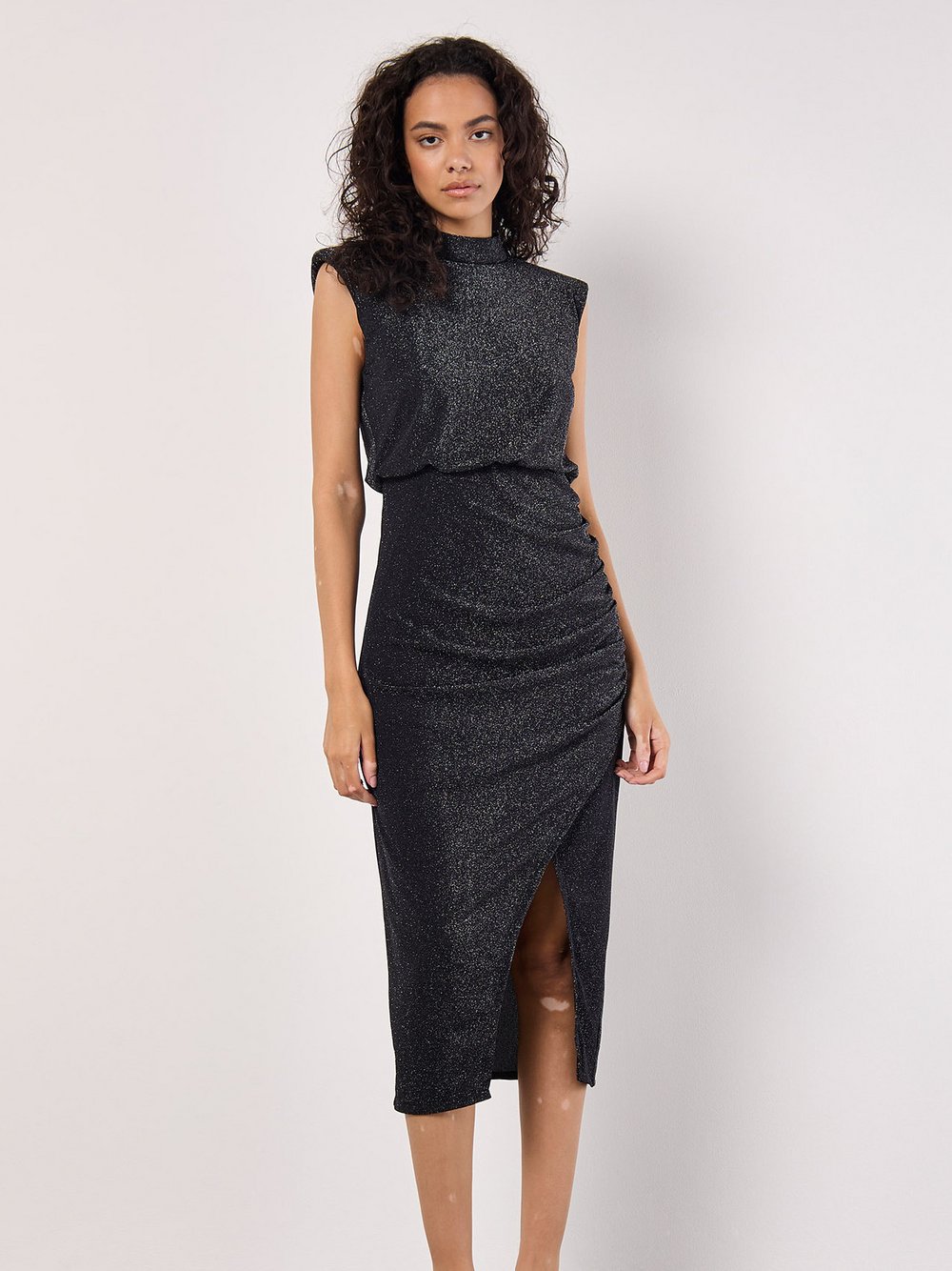 Thumbnail - Apricot Midikleid Damen schwarz, 36