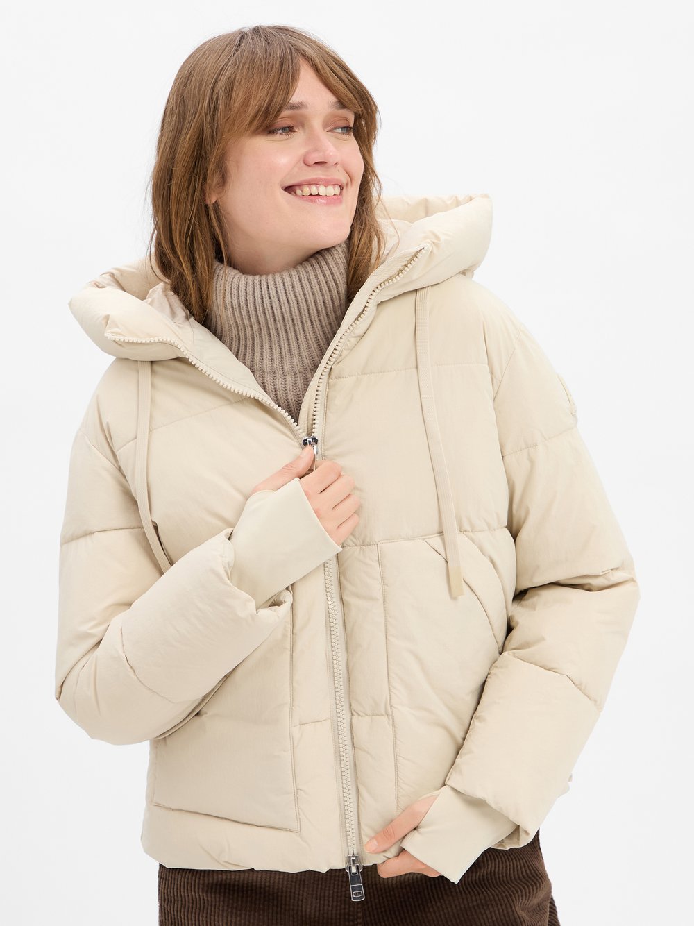 MOS MOSH Steppjacke Damen Polyamid beige, L