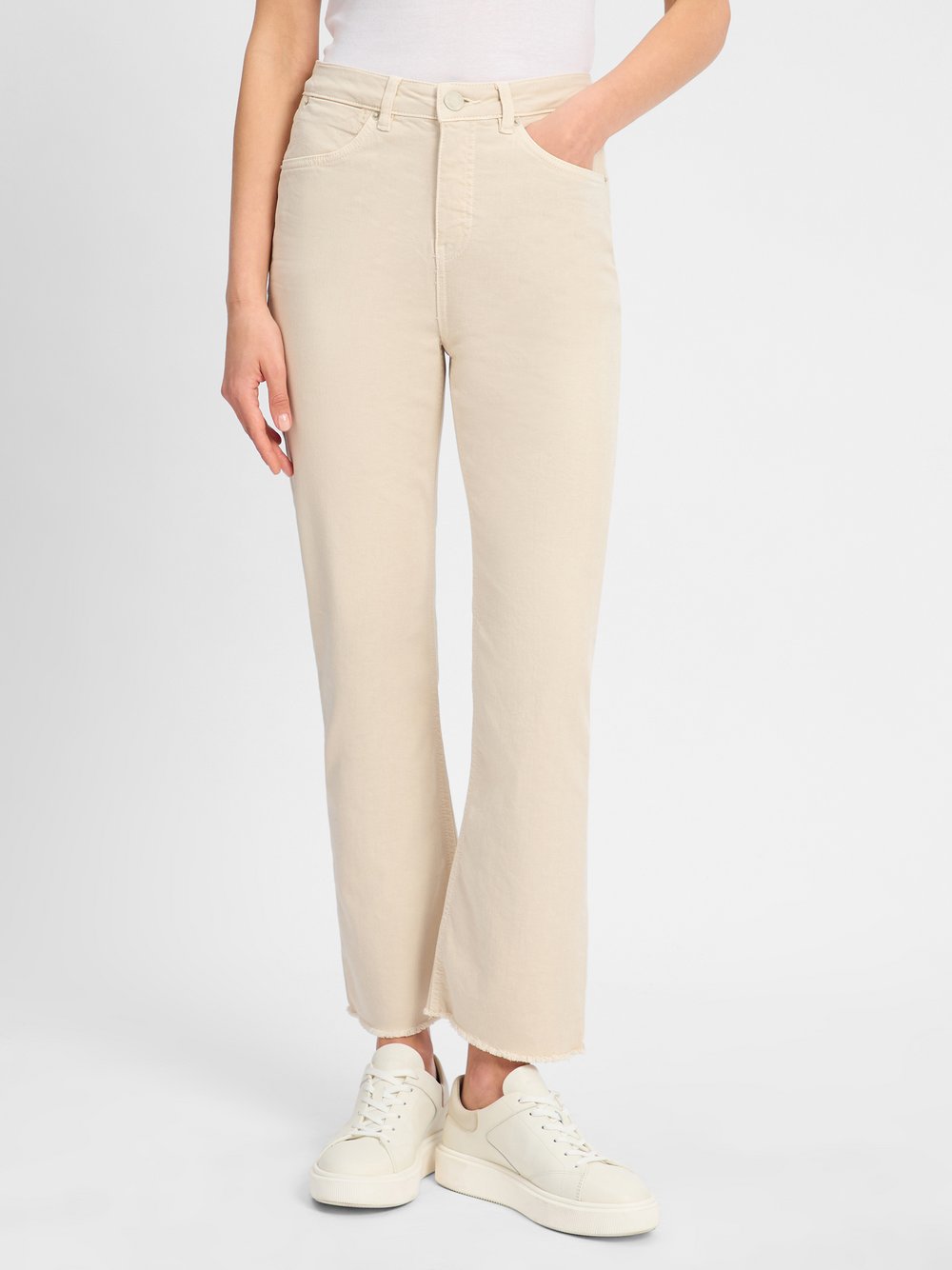 Opus Jeans Damen Baumwolle beige, 38-28