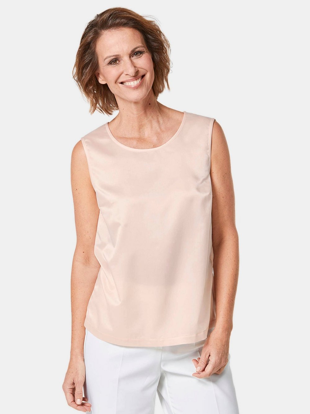 Goldner Seidentop Damen rosa, 42