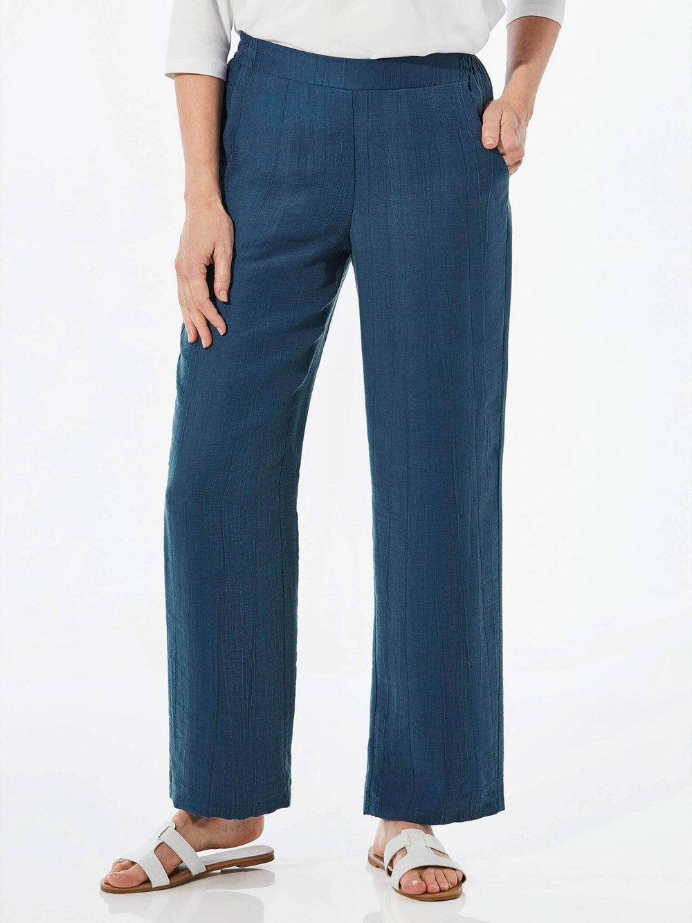 Goldner Hose MARTHA Damen Polyamid blau, 38