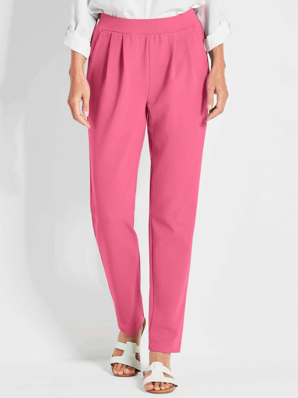 Thumbnail - Goldner Schlupfhose Damen pink, 48