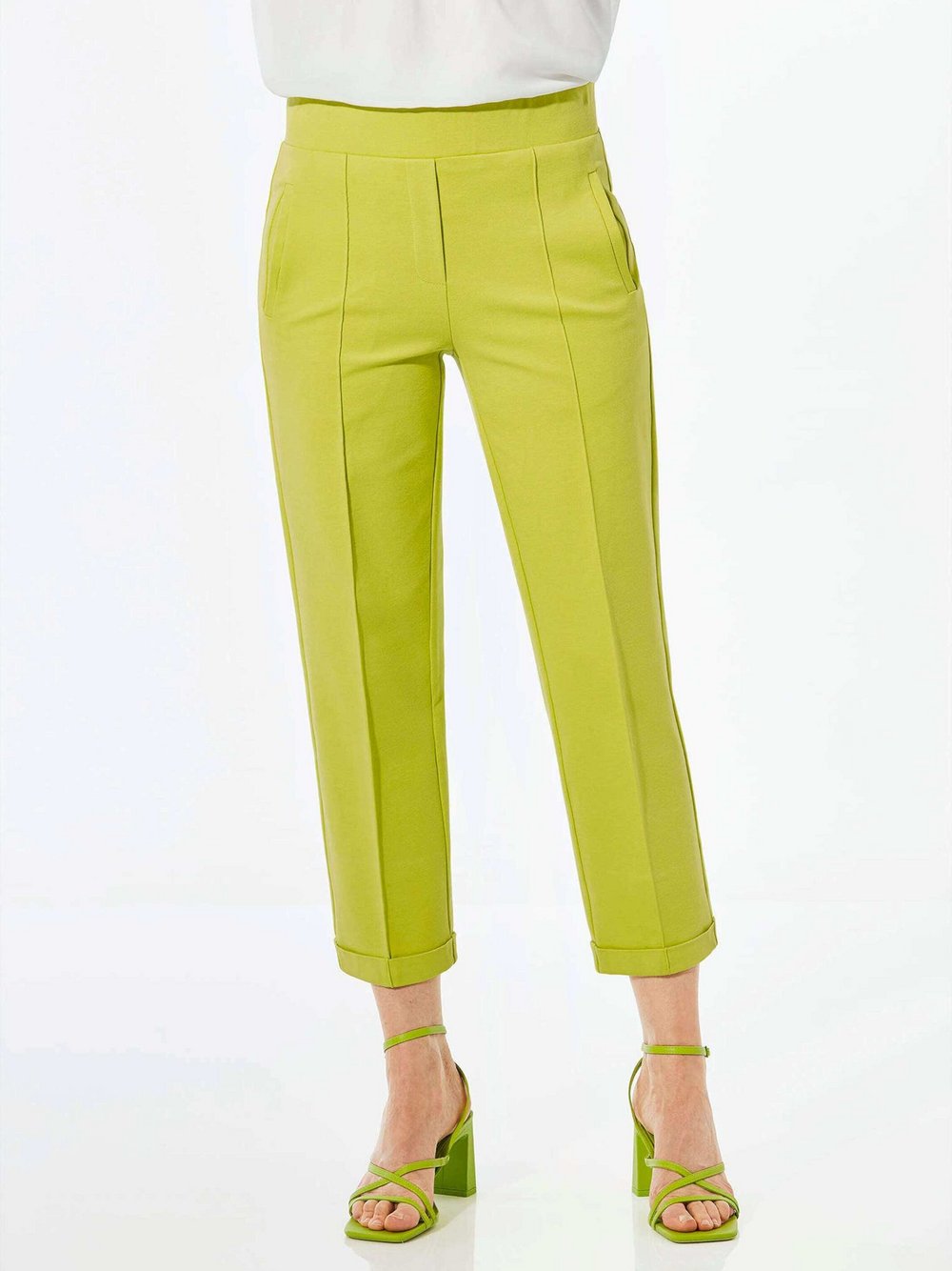 Thumbnail - Goldner Hose Damen Polyamid grün, 38