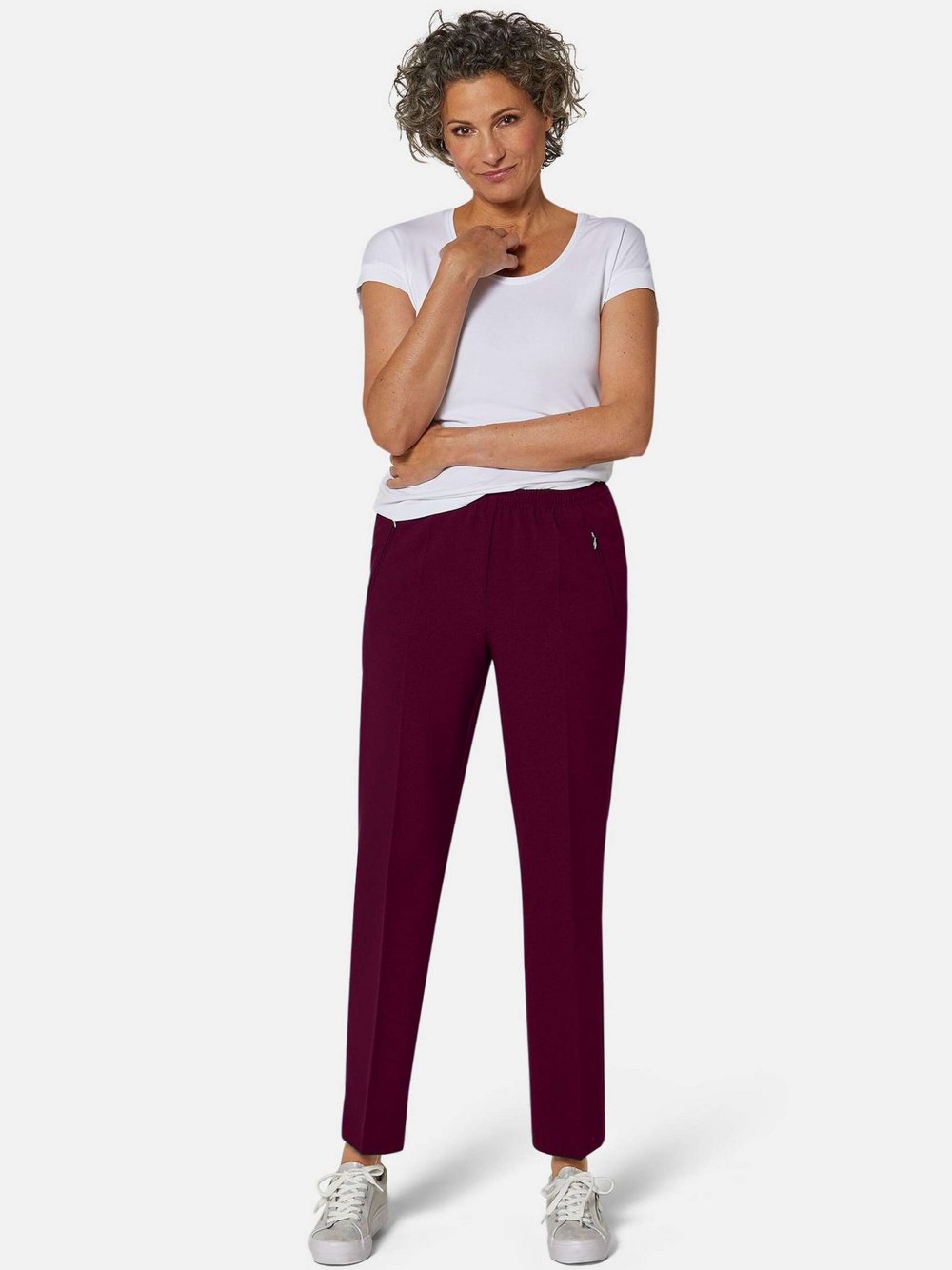 Goldner Schlupfhose LOUISA Damen rot, 50