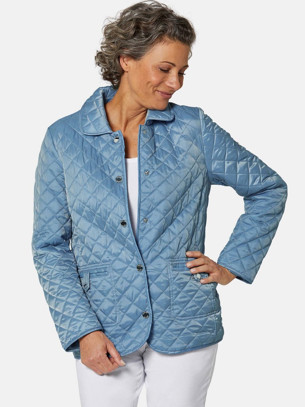 Goldner Steppjacke Damen blau, 48