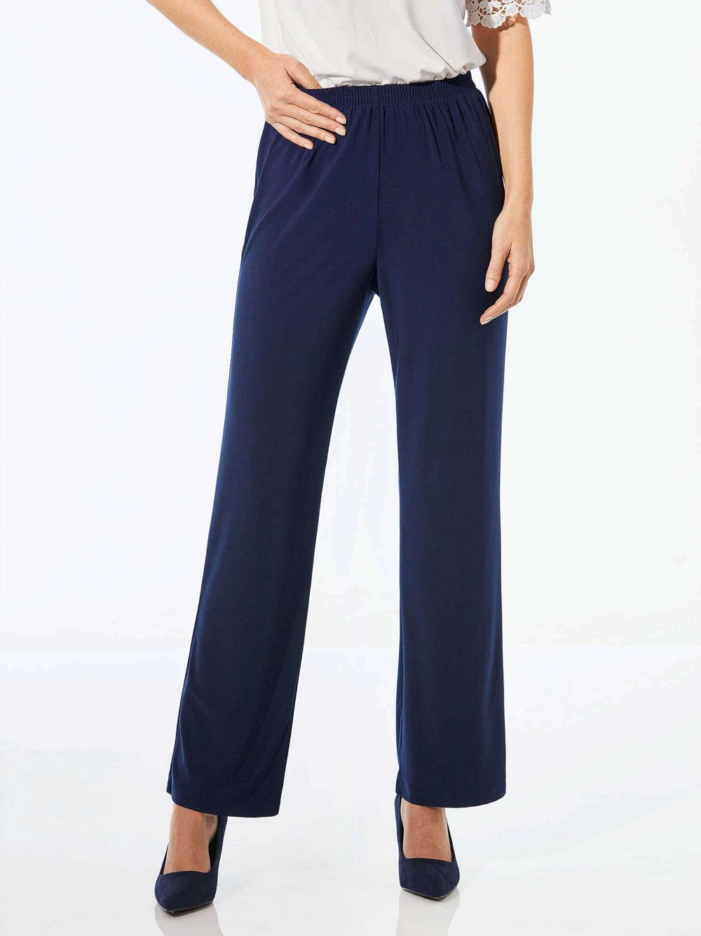 Goldner Slinky-Hose Damen blau, 46