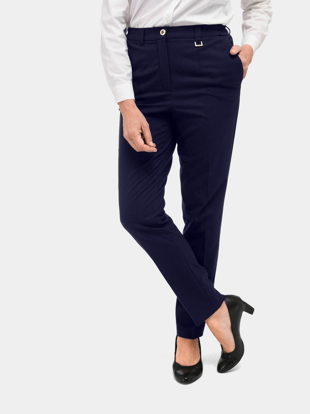 Goldner Hose CARLA Damen blau, 48