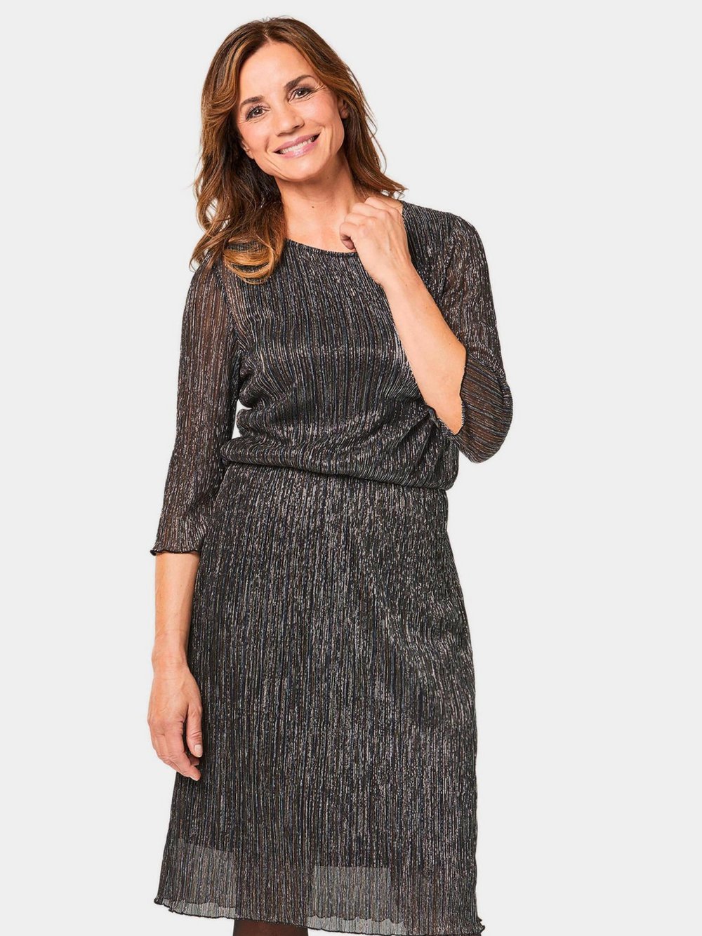 Goldner Kleid Damen grau, 48