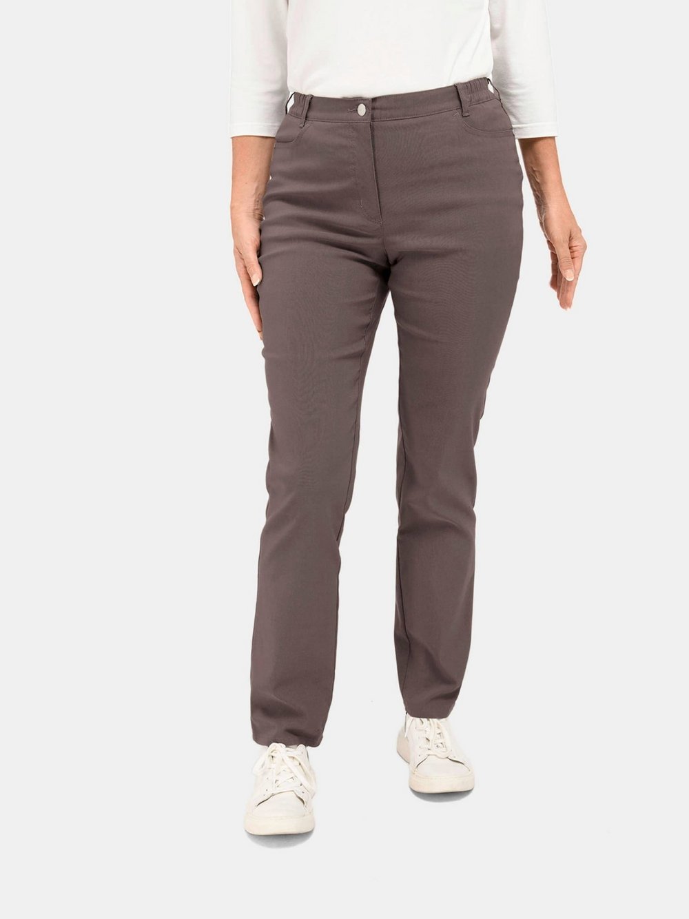 Goldner Super-Stretch-Hose CARLA Damen Viskose braun, 54