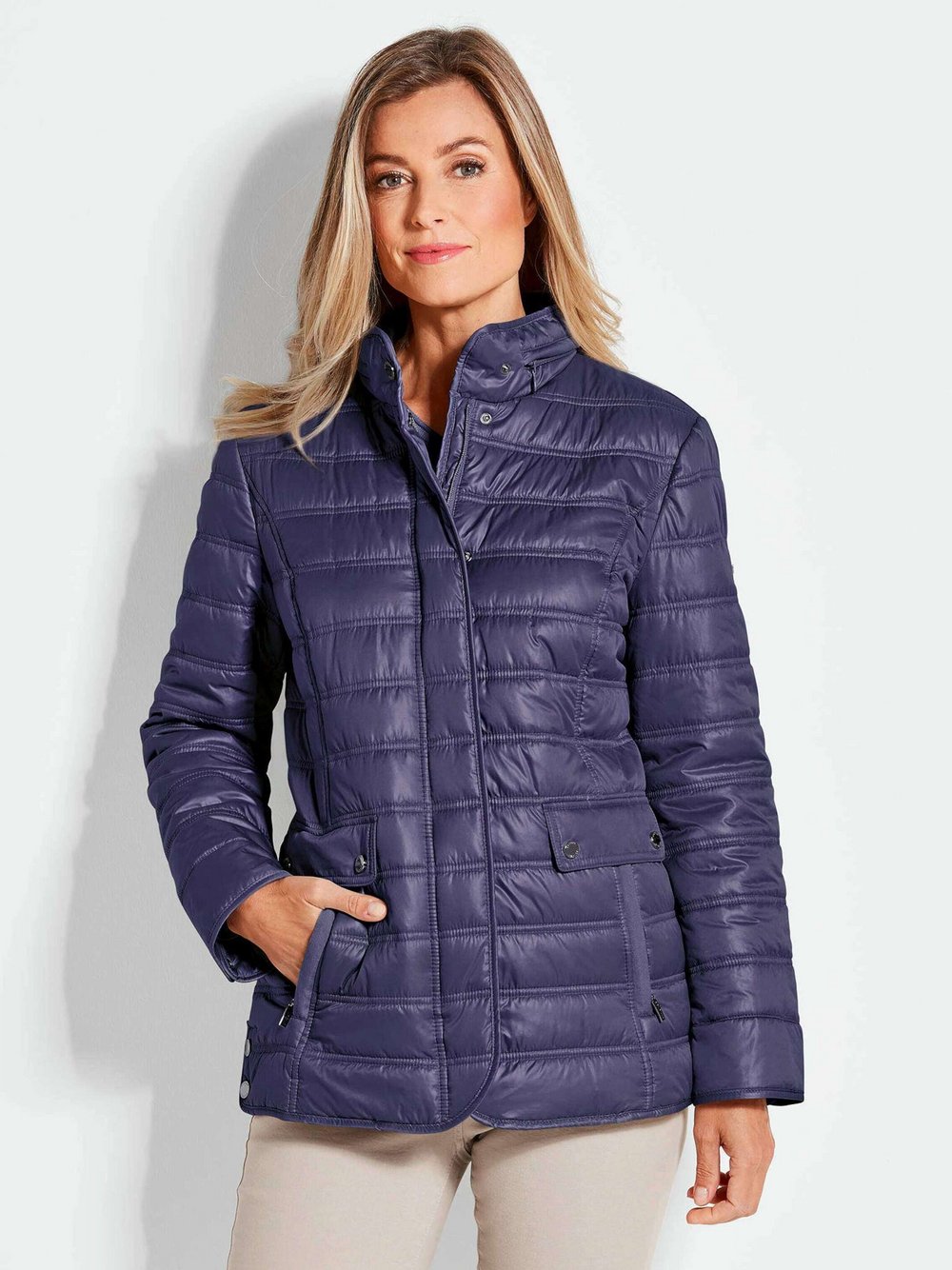 Goldner Steppjacke Damen blau, 40