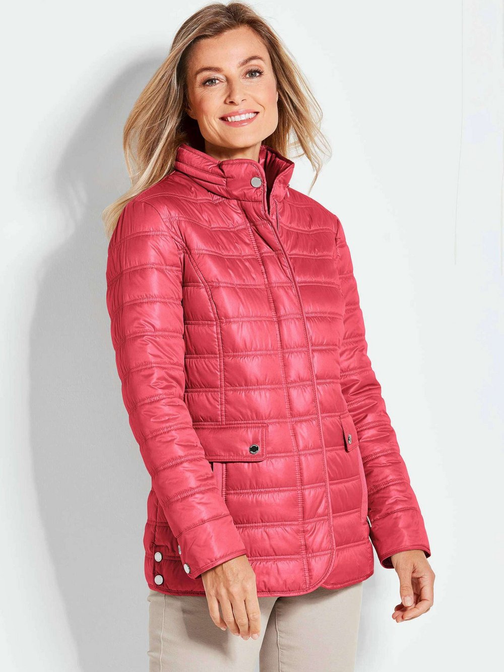 Goldner Steppjacke Damen rot, 42