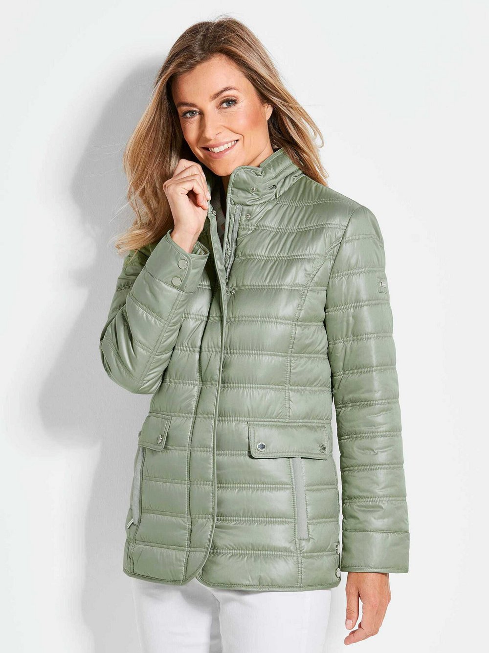 Goldner Steppjacke Damen grün, 54