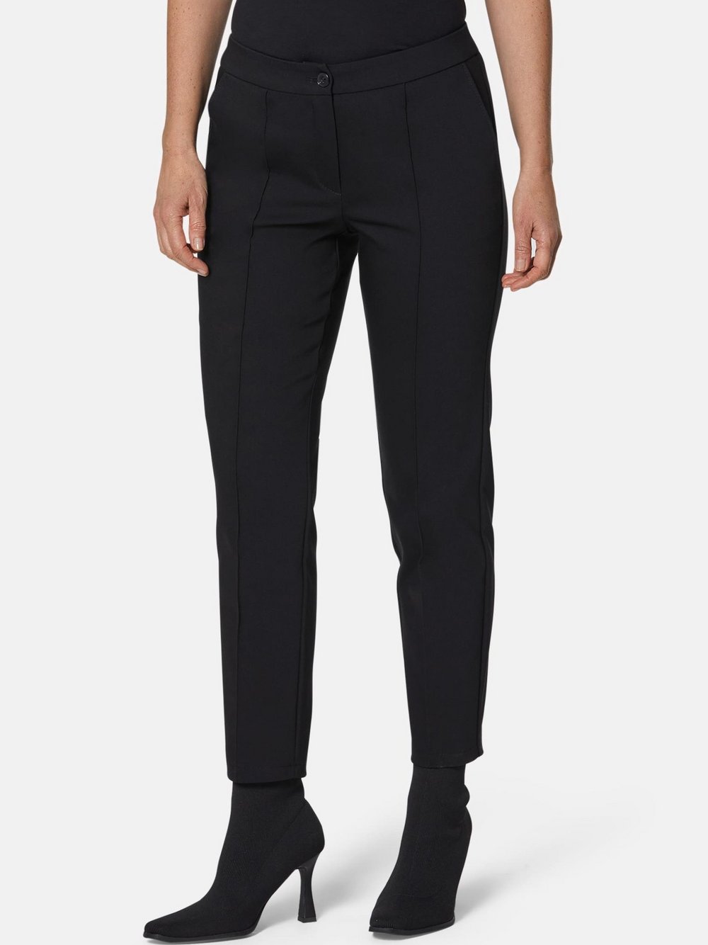 Goldner Hose Damen Baumwolle schwarz, 38